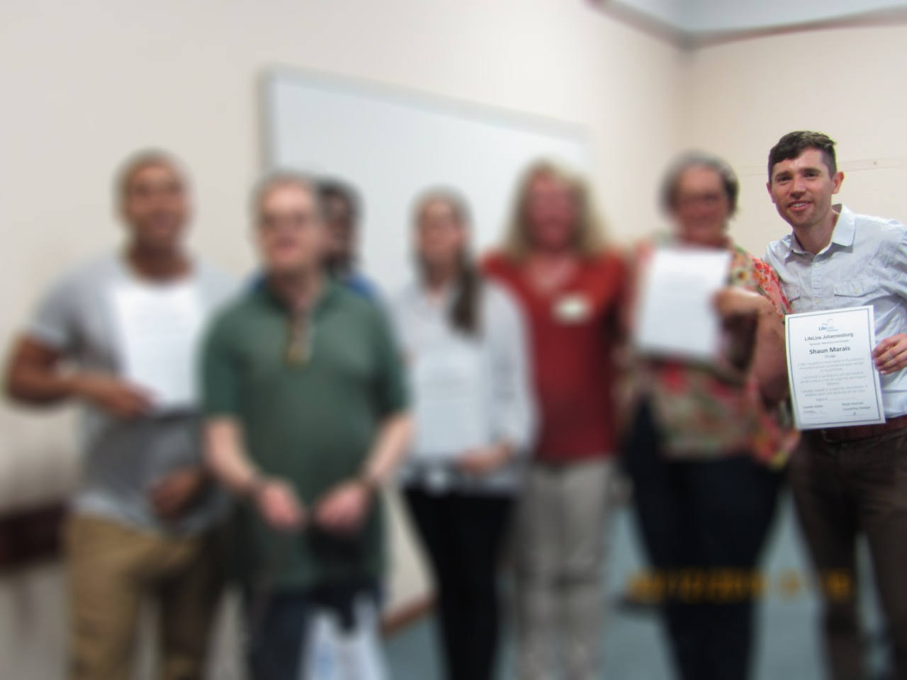 Completing LifeLine training 